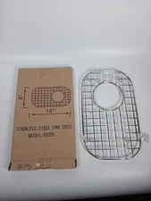 Stainless Steel Kitchen Sink Bottom Grid, Rack (8" x 14") BG19S