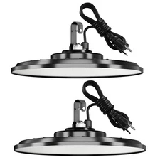 JTT UFO LED High Bay Light,150W (Eqv.800w Mh/Hps/Hid) 5000K 24000LM 120-277V ...