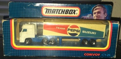 Matchbox Convoy: CY-25 DAF Box Truck - DAF Kofferzug  1987  in OVP