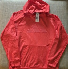 NWT Adidas Game  Go Big Logo Moisture-Wicking Training Fleece Hoodie Size XL