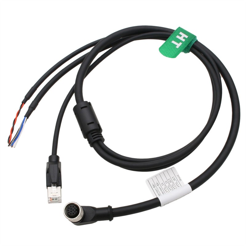 M12 Aviation Connector Cable for DJI Livox Mid-360 LiDAR Sensor Network Ethernet