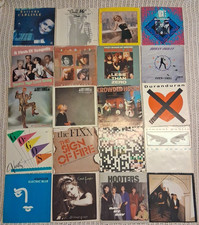 Lot of 380 - 7" Picture Sleeves - New Wave - Rock - No Records - R B - Pop Look 