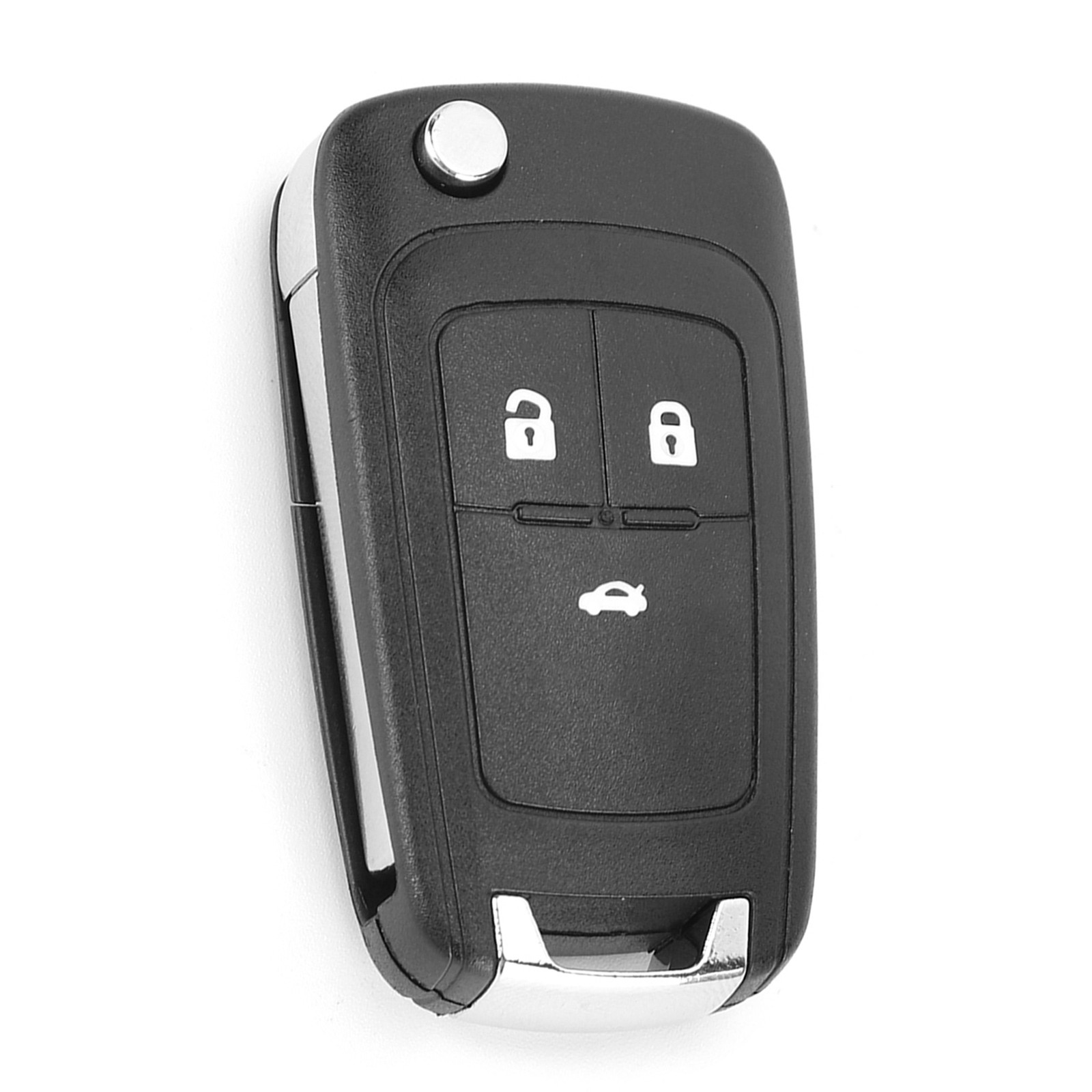 3 Buttons Flip Key Fob Case Shell Cover Replacement For Premium