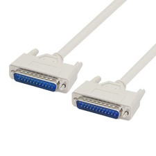 Parallel Printer Cable 4.5 Feet DB25 Male To Male Connection Cord YOUCHENG