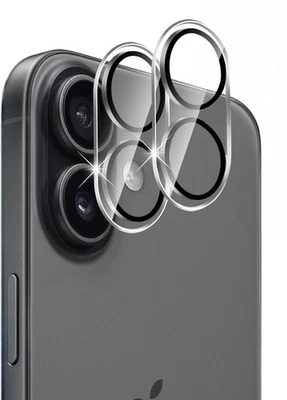 CLM-TECH 2x iPhone 17 Kameraschutz Schutzfolie Panzerfolie Panzer Glas Abdeckung Linse