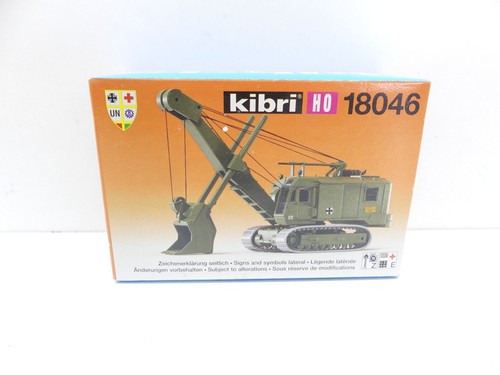 Kibri H0 18046 kit excavadora Bundeswehr, sin construir, NUEVO en embalaje original #66631 | Zustand: Gebraucht
