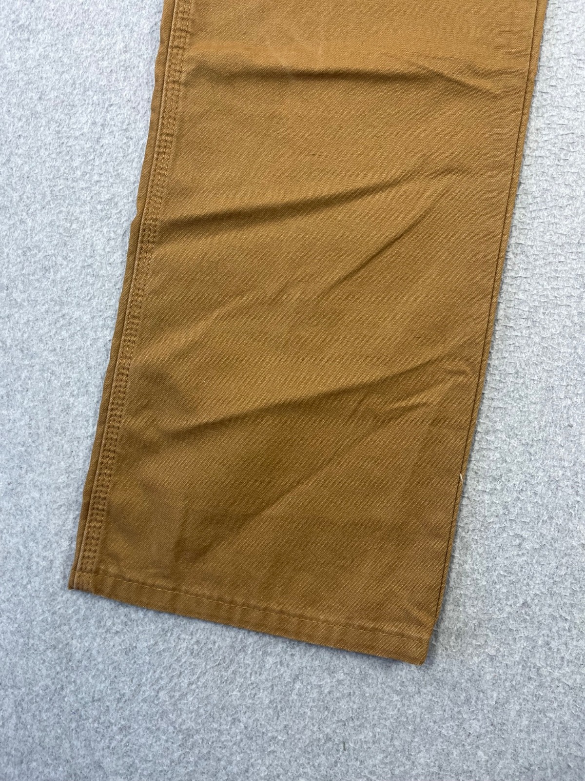 Dickies Carpenter Pants Mens 34x32 Brown Duck Canvas Straight Leg Relaxed Fit image 3