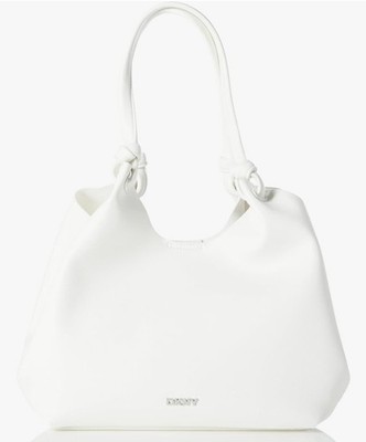 DKNY Women's Paula Medium Tote Bag Marshmallow MSRP:$103