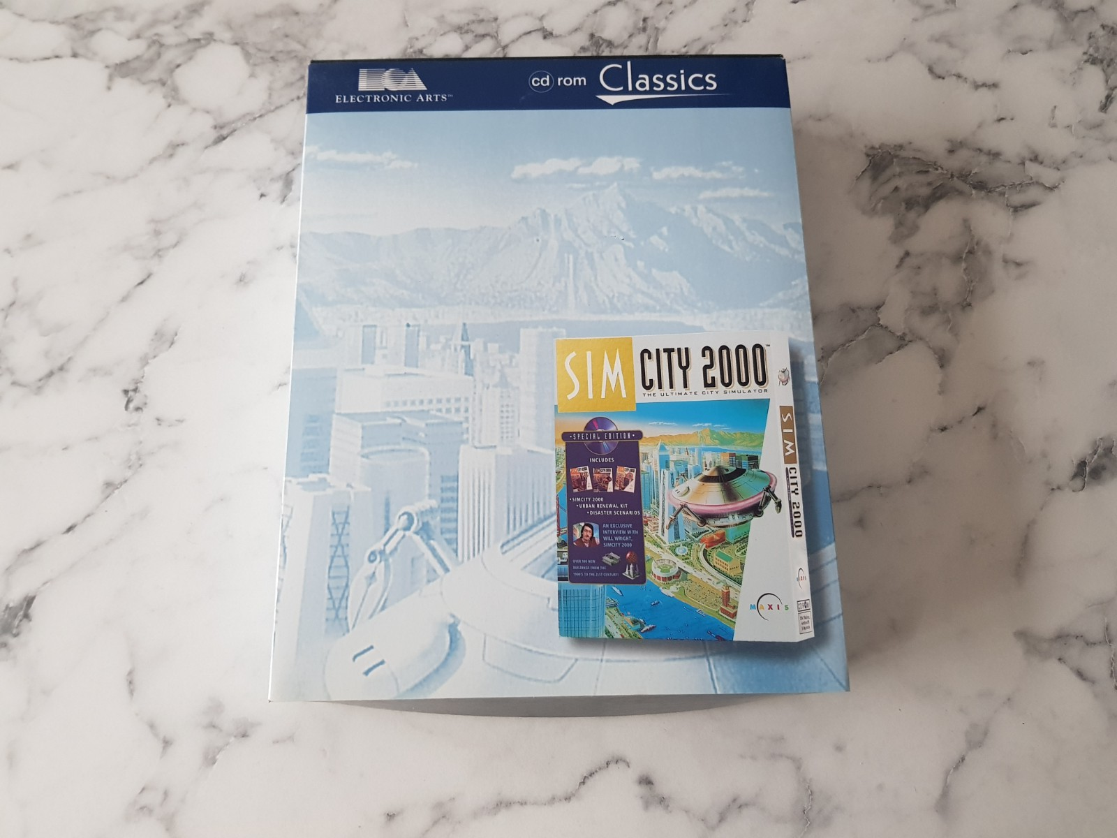 Sim City 2000 EA Classics PC CD ROM Big Box VGC Simulation Special Edition