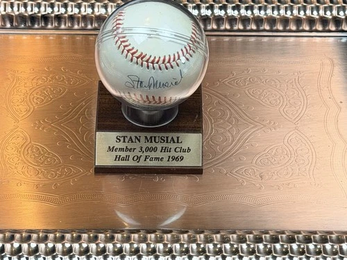 Stan Musial Signed Baseball, HOF 69, Factory Sealed