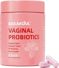 Vaginal Probiotic with Prebiotics & Lactobacillus Probiotic Blend Ph Balance for