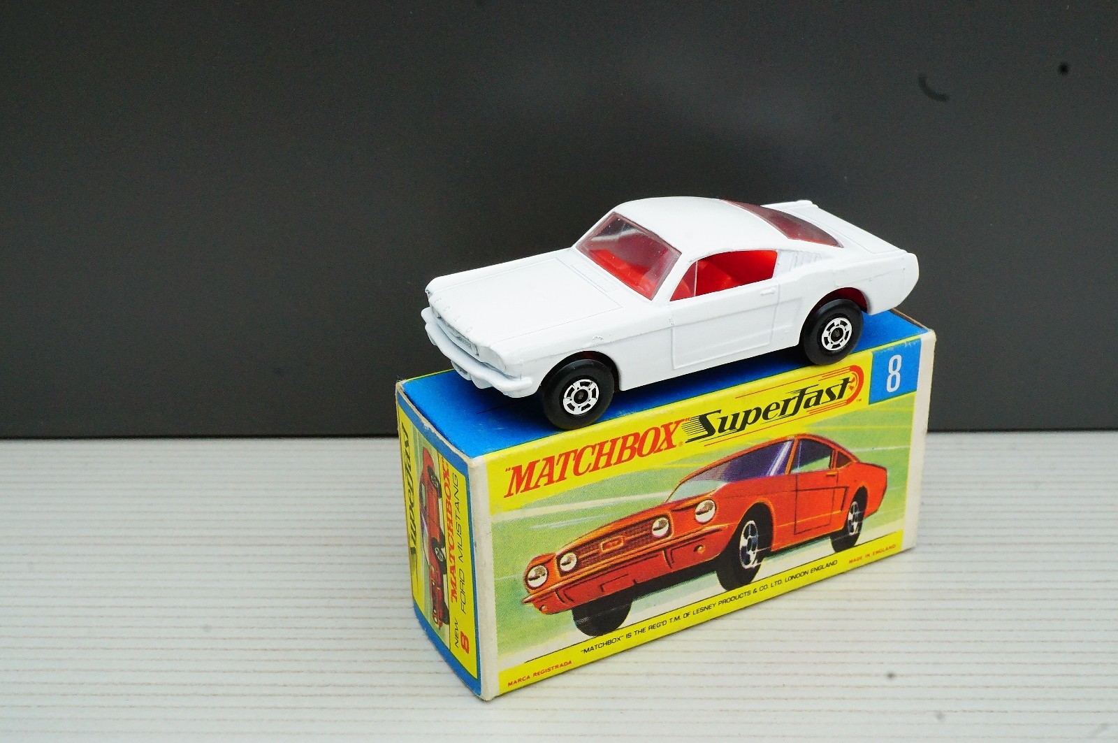 Matchbox 8e, Ford Mustang - Free Price Guide & Review