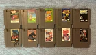 NES Games Lot of 10 - Nintendo Entertainment System  - Tested and Working