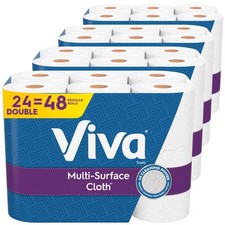 Viva Multi Surface Cloth Paper Towels 24 Double Rolls 110 Sheets Choose A Sheet