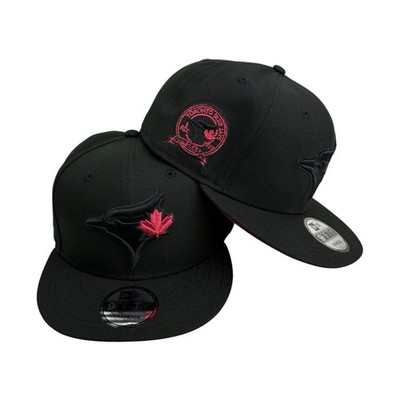 Toronto Blue Jays 40th Season Black Red New Era 9FIFTY Snapback Hat Cap