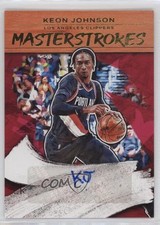 2022-23 Panini Court Kings Masterstrokes 40/75 Keon Johnson #MS-KJC Auto 0a6