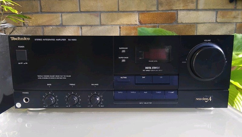 Technics SU-X950 Stereo Integrated Amplifier 1990s Rare HiFi Sound Quality