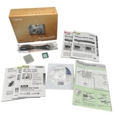 BOX ONLY Canon PowerShot A540 Box Manuals Cord Software Ships Quickly