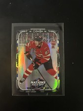 SIDNEY CROSBY 2025-26 OPC O-PEE-CHEE HOCKEY RAINBOW BLACK JERSEY # #087/100 #501