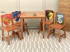 Rare HARRY POTTER Kids Table and Chair Set PJ Kids Furniture