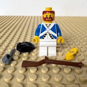 LEGO Pirates 1: Imperial Officer, MUSKET, pi063, 6276, ELDORADO, 1992, BLUE