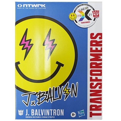 Transformers J Balvin Balvintron Soundwave 3 Pack G1 Figure Hasbro Official
