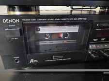 Denon DRW-750 Dual Cassette Deck  TU-460 Tuner Tested w/ 6 TDK Tapes