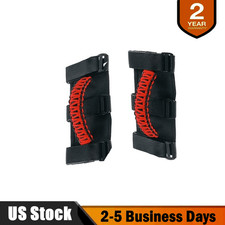 2pc Roll Bar Grab Handles Grip Handle For Jeep Wrangler Yj Tj Jk Jl Gladiator Jt