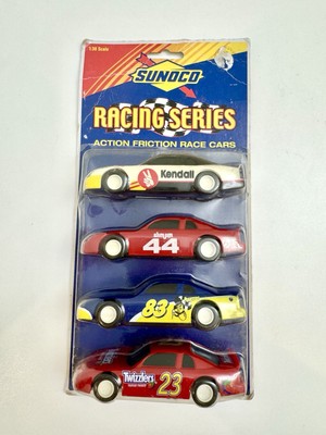 Sunoco Racing Series 4 Action Friction Race Car 4 Pack 1:38 NASCAR