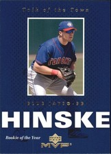2003 Upper Deck MVP Talk of the Town #TT15 Eric Hinske - BB
