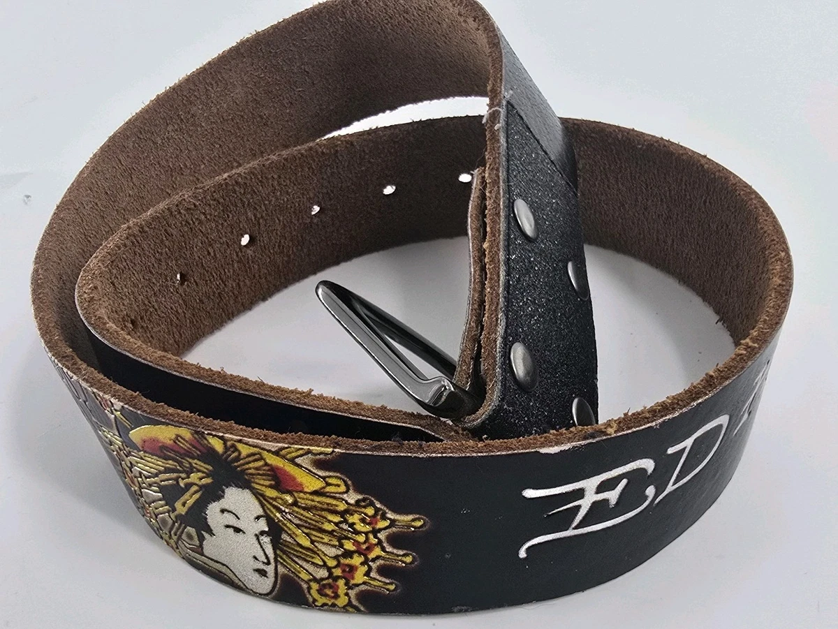 Ed Hardy Eternal Love Leather Belt Size Small Leather belt ED HARDY Beige size 100 cm in Leather - 51136594 main image 2