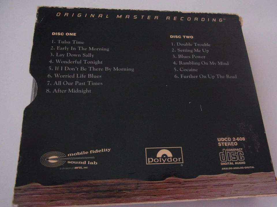 Eric Clapton / Just one Night MFSL 2 CD Box ( 24 Karat Gold ) USA - Bild 2 von 4