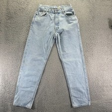 Vintage Calvin Klein Jeans Mens 31x31 Blue Cotton Denim Straight Workwear USA
