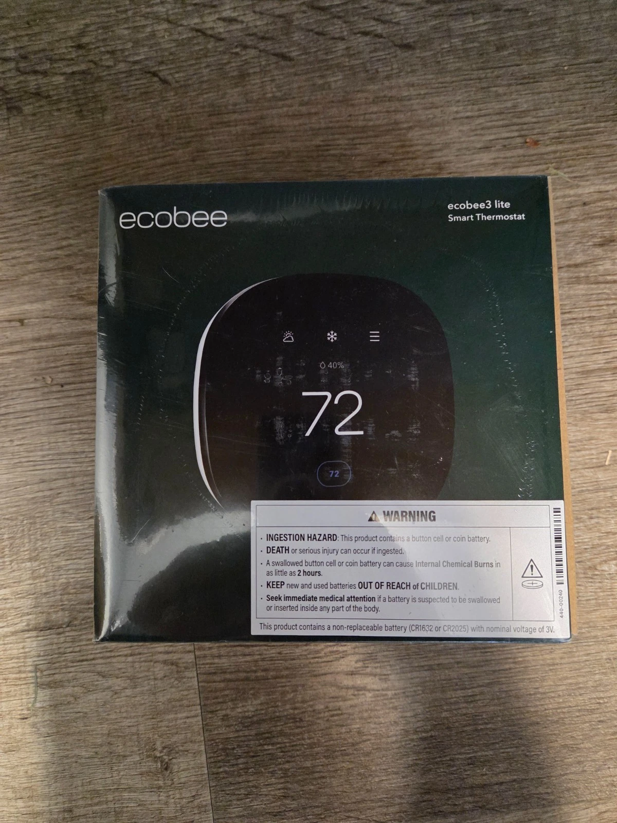 ecobee3 lite Smart Thermostat - Black (EB-STATE3LT-02)
Opens in a new window or tab