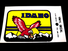 Idaho Eagle Vintage State Travel Souvenir Decal / Window Sticker - Free Shipping