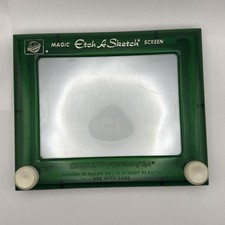 Etch A Sketch No. 505 Green Clear Frame Vintage Hard To Find WORKS