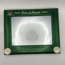 Etch A Sketch No. 505 Green Clear Frame Vintage Hard To Find WORKS