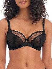 Image of Freya Signature Bra Plunge Underwired Non Padded Gated Back Bras Lingerie