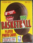1990 FLEER BASKETBALL Unopened WAX BOX 36 Packs Jordan PSA 10