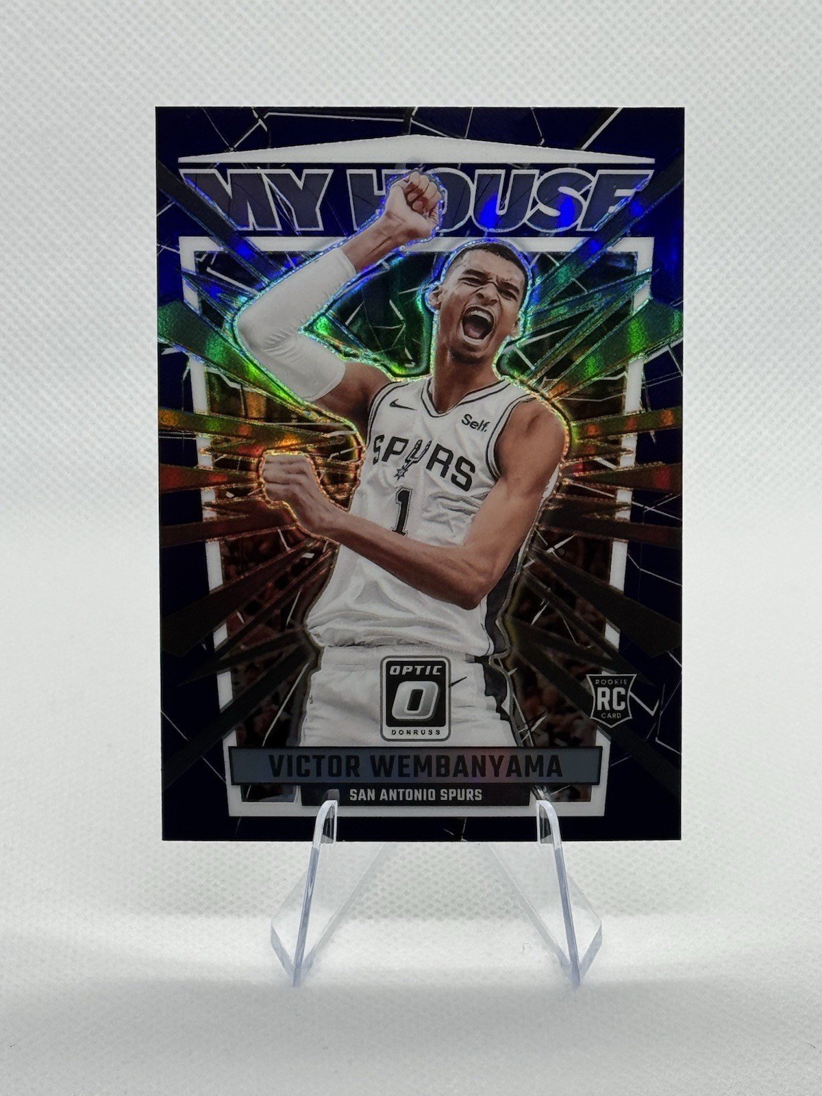 2023-24 Panini Donruss Optic - My House Victor Wembanyama #6 Purple Prizm (RC)