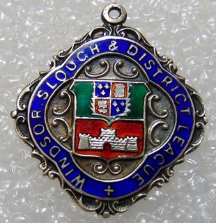 1948 1949 Windsor Slough & District (Football) League Hallmarked Silver Medal