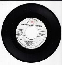 PLATTERS MORE THAN YOU KNOW/EVERY LITTLE MOVEMENT WLP USED 45RPM
