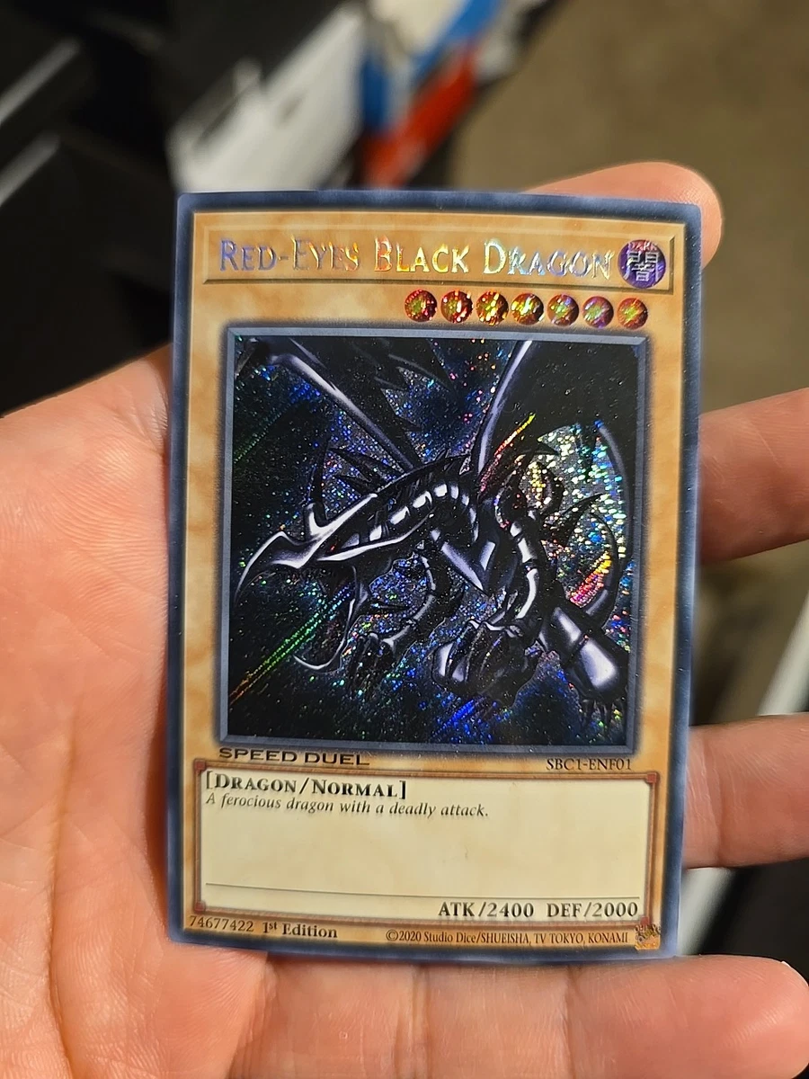 Red Eyes Black Dragon Yu-Gi-Oh! TCG Secret Rare Individual