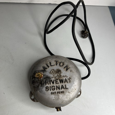 #ad #ad Rare Original Vintage Milton Service Gas Station Driveway Signal Bell *UNTESTED* $49.77