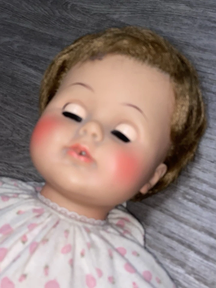 Винтажная кукла 1950-х идеальная PLAY-PAL 24 дюйма редкая игрушка 50-х резиновое лицо кукла 60-х - Изображение 2 из 4