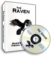 RAVEN DVD Chuck Leach COIN vanish short sleeves magic trick gaff David Blaine
