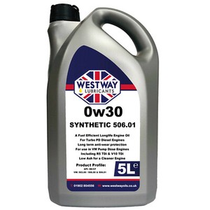 Vw 0w30 506 01 Fully Synthetic Engine Oil 5 Litres 5l Ebay