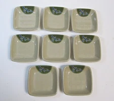 Set of 8 G.E.T Enterprises Melamine No. 035 Sauce Dish Plate Bowl 4"