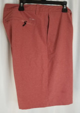 Men's Quiksilver Amphibian Shorts Dry Flight 4 way Stretch Rust Color Size 36
