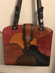 mc leather purse